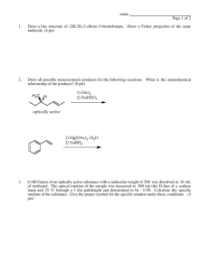 of 2 1. Draw a line structure of (2R,3S)-2-chloro-3