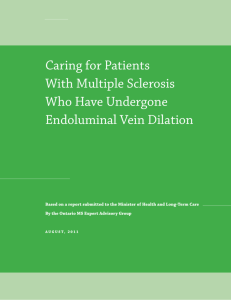 Caring for Patients With Multiple Sclerosis Who Have Undergone