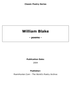 William Blake - poems - The Conscious Living Foundation