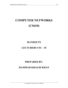 computer networks (cs610)