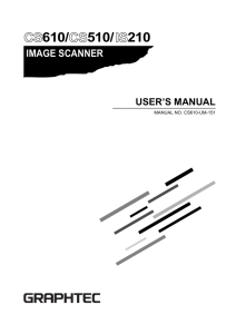 cs610/cs510/is210 user's manual