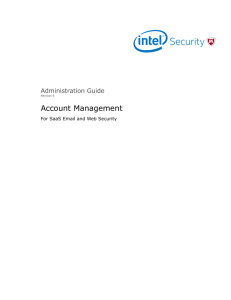 Account Management Administration Guide