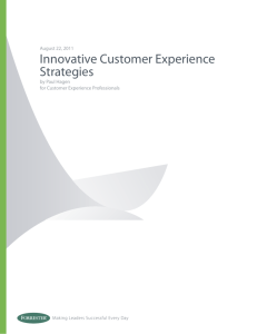 Innovative Customer Experience Strategies