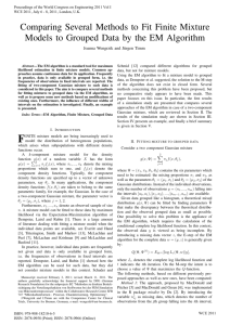 Comparing Several Methods to Fit Finite Mixture Models to Grouped