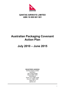 Australian Packaging Covenant Action Plan