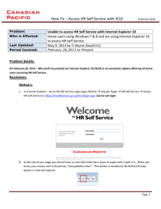 How To – Access HR Self Service with IE10