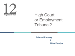 High Court Or Employment Tribunal Delegate Pack PDF