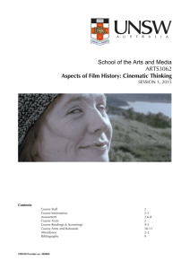 Aspects of Film History