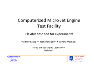 Computerized Micro Jet Engine Test Facility