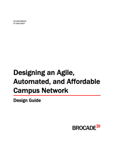 Designing an Agile, Automated, and Affordable Campus Network