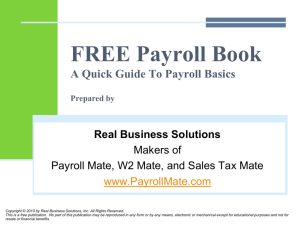 FREE Payroll Book - Real Business Solutions