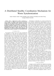 A Distributed Stealthy Coordination Mechanism for Worm