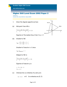 Higher Still Level Exam 2002 Paper 2