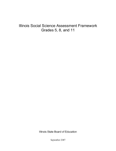Illinois Social Science Assessment Framework Grades 5, 8, and 11