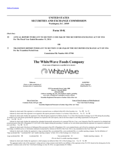2014 Form 10-K - WhiteWave Foods Company