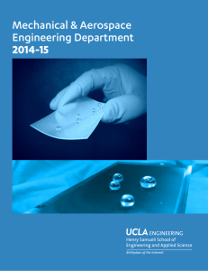 Mechanical & Aerospace Engineering Department 2014-15