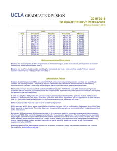 (GSR) Salary Scales - UCLA Graduate Programs