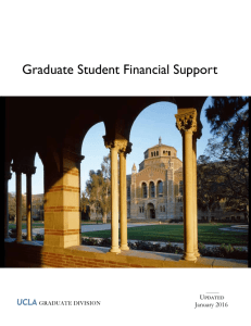 Graduate Student Financial Support booklet
