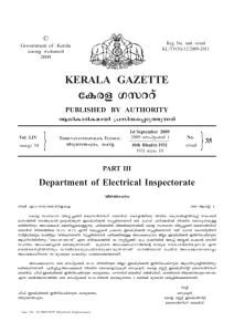 Notification of Electrical Supervisor B Grade Examination 2009