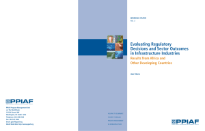 Evaluating Regulatory Decisions and Sector Outcomes in