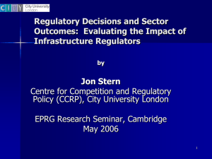 Regulatory Decisions and Sector Outcomes: Evaluating the Impact