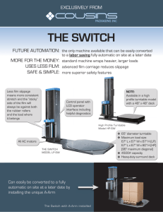 the switch - Cousins Packaging Inc.