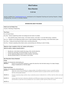 Wind Turbines Steve Hoersten 7-17-14 - University of Wisconsin