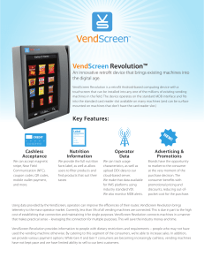 VendScreen Revolution™