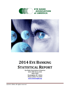 2014 Eye Banking Statistical Report