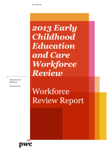 2013 ECEC Workforce Review