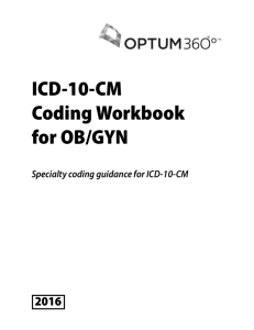 ICD-10-CM Coding Workbook for OB/GYN