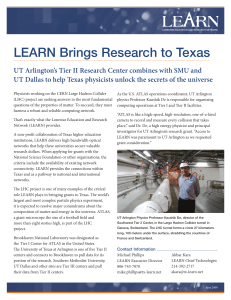 LEARN Brings Research to Texas
