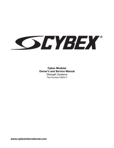 Cybex Modular Owner's Manual