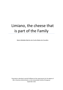 Limiano, the cheese that is part of the Family