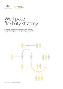 Workplace flexibility strategy - The Workplace Gender Equality Agency