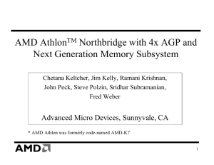 Amd Athlon Northbridge With 4x Agp And Next