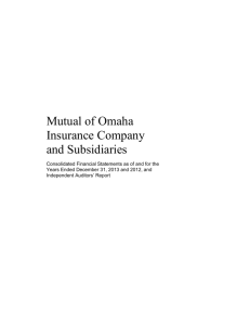 Mutual of Omaha Insurance Company and Subsidiaries