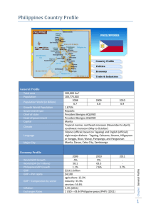 1 Philippines Country Profile