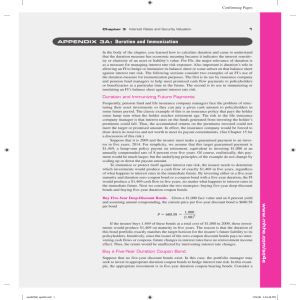 APPENDIX 3A: Duration and Immunization