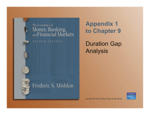 Appendix 1 to Chapter 9 Duration Gap Analysis