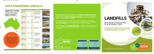 LANDFILLS - Penrith Lakes Environmental Education Centre