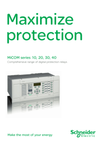 MiCOM(Brochure) - Schneider Electric