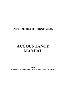 Accountancey Manual