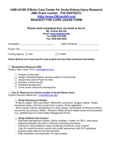 UAB-UCSD O'Brien Core Center for Acute Kidney Injury Research
