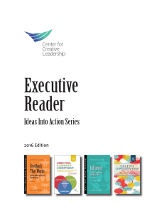 Ideas Into Action Executive Reader