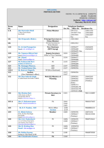 Officials - NITI Aayog