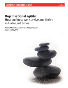 Organisational agility: How business can survive and thrive in