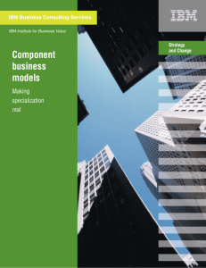 Component business models