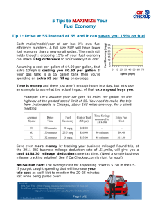5 Tips to MAXIMIZE Your Fuel Economy