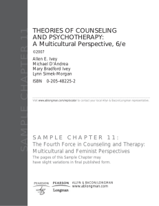 Chapter 11: The Fourth Force in Counseling and Therapy